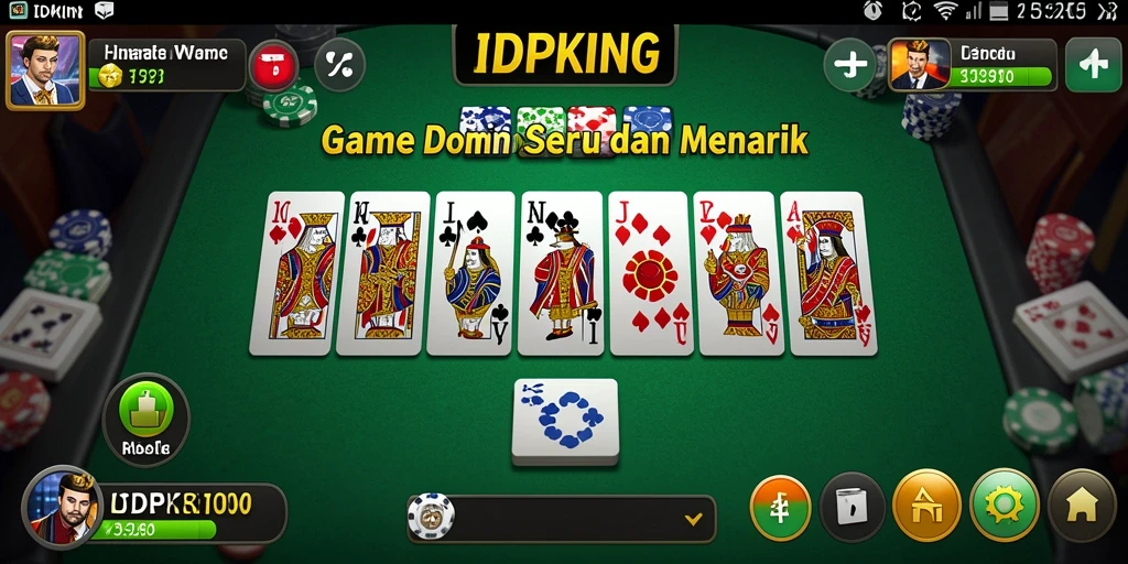 Tampilan gameplay seru dari aplikasi IDPKING.