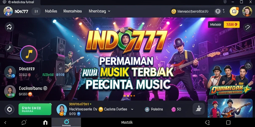 Tampilan menarik gameplay Musik di INDO777.