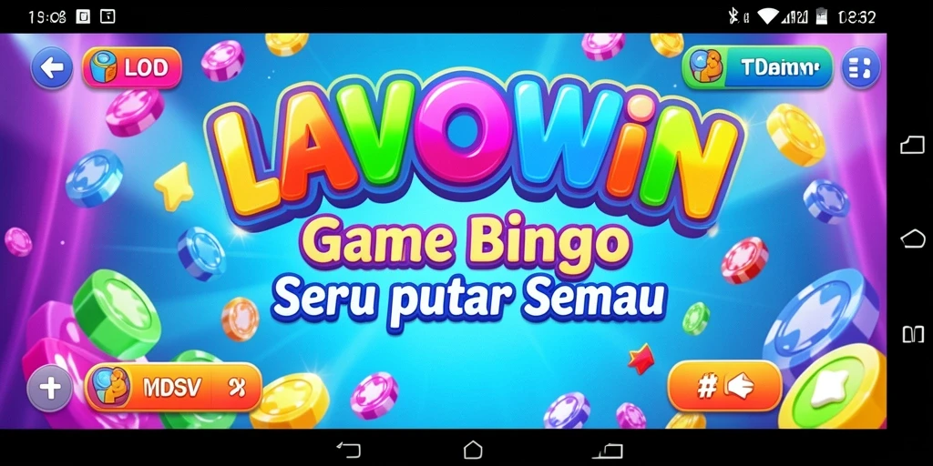 Gameplay seru Bingo di LAVOWIN dengan desain yang menarik.