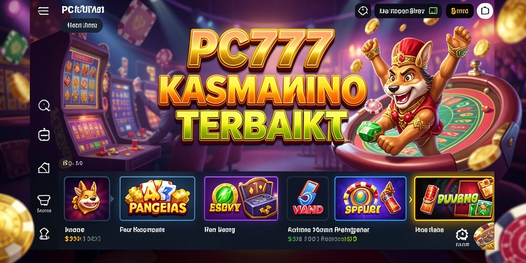 Screenshot gameplay menunjukkan keseruan bermain Kasino di PC777.