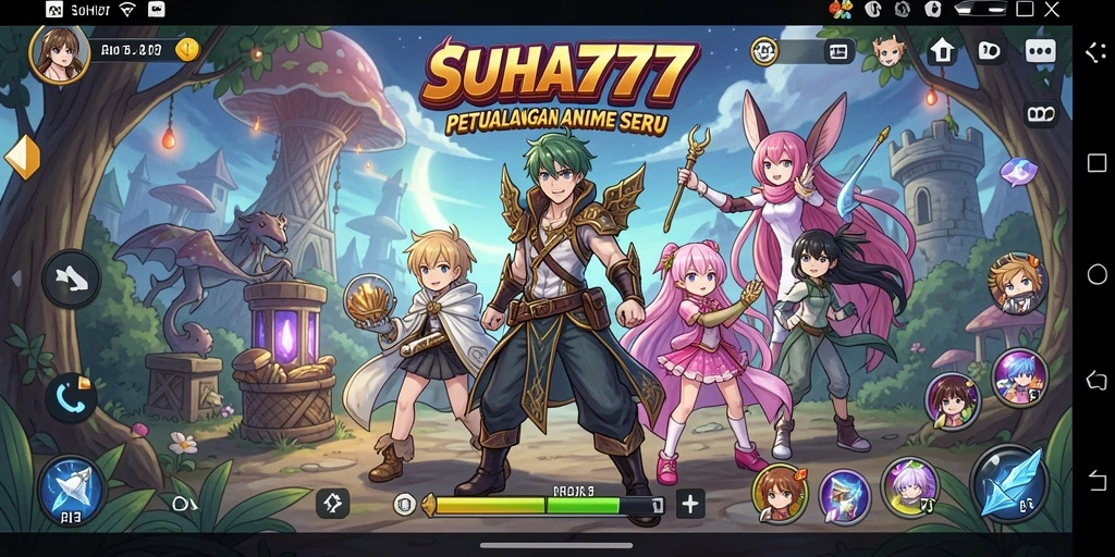 Gameplay SUHU777 yang menarik dengan karakter anime favorit.
