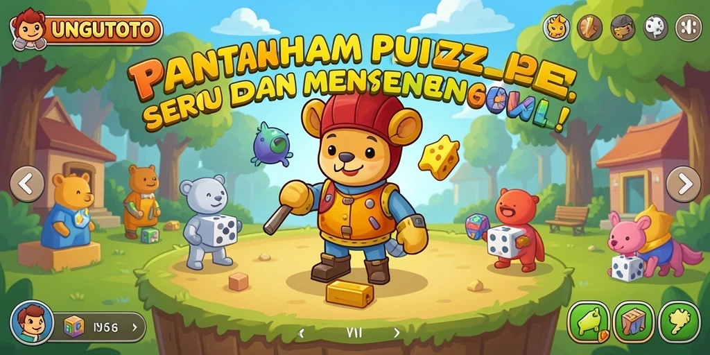 Screenshot gameplay UNGUTOTO dengan tantangan puzzle yang menarik.