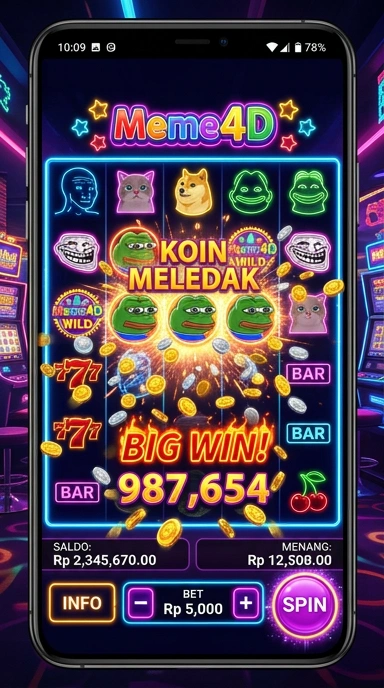 Screenshot aplikasi menu utama meme4d.