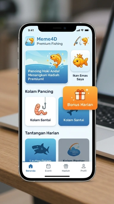Pengguna dapat menjelajahi berbagai kategori aplikasi di meme4d.